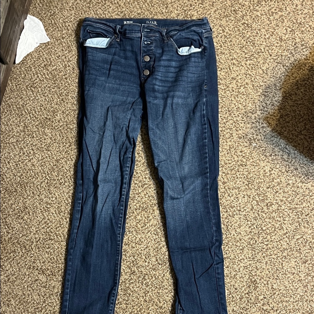 a.n.a Dark Blue Women's Skinny Jeans